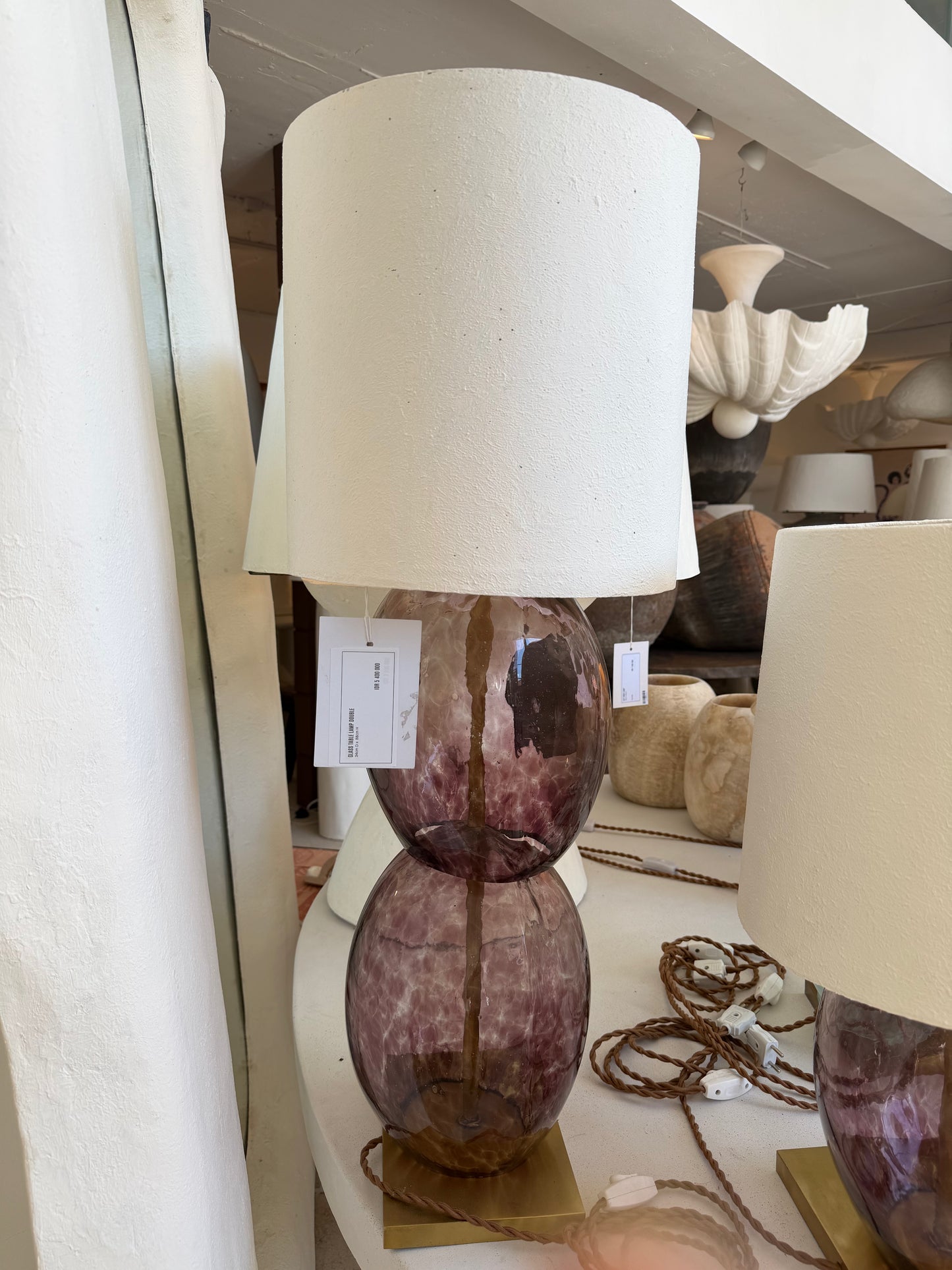 GALLI GLASS LAMP – DOUBLE