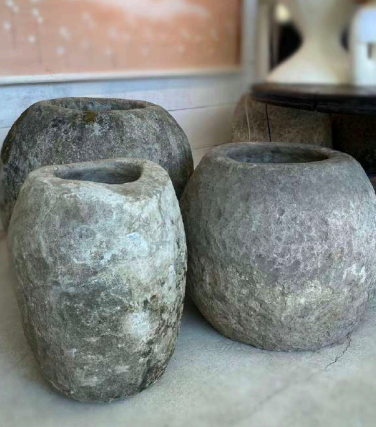 JAVANESE STONE POTS