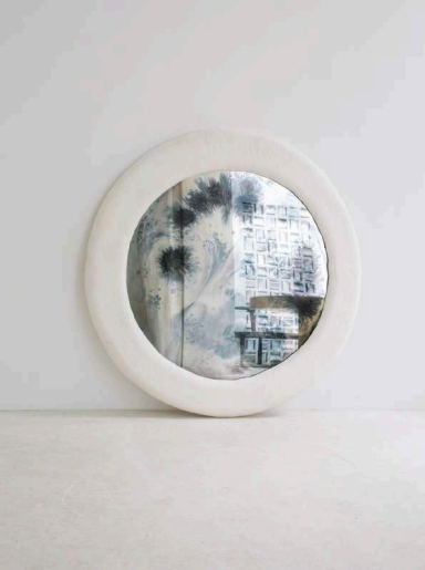PAROS AGED MIRROR ROUND