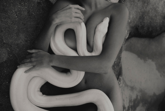 Girl and the snake
