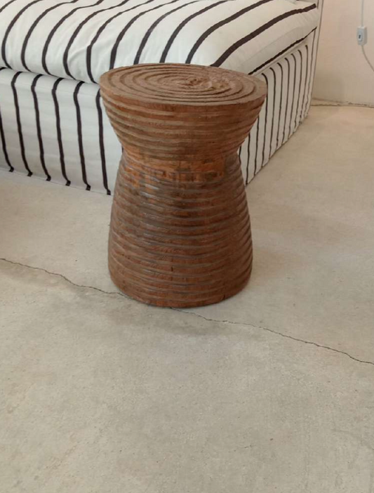 REEL SIDE TABLE TEAK