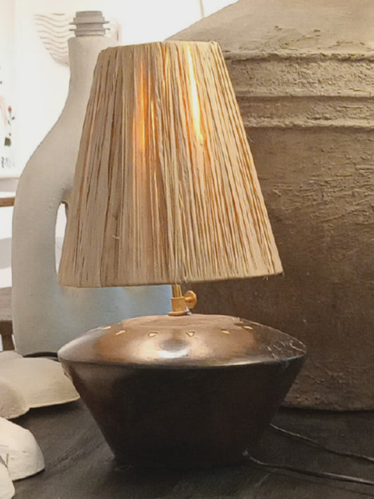 TERRACOTTA TABLE LAMP