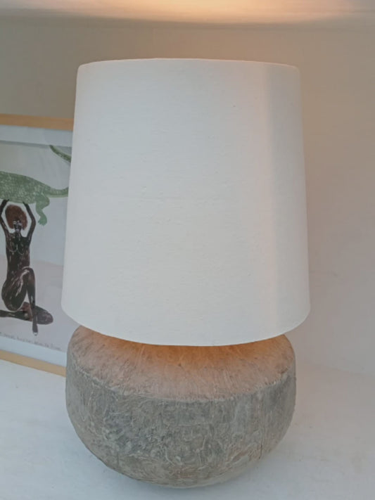 VINTAGE WATER JAR TABLE LAMP